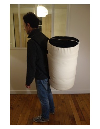 Futon De Voyage Et Massage 80x200 Cm En Coton - Très Ferme, Fabrication Française