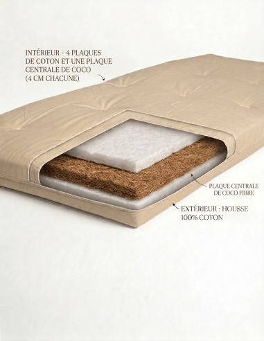 Futon Coeur de Coco