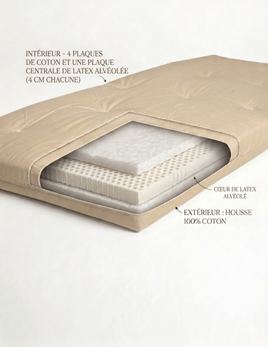 Futon Coeur de Latex