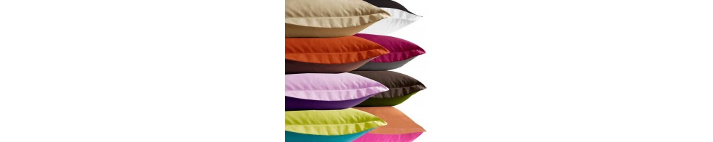 Taies d'oreillers - 100% coton